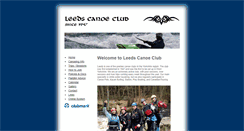 Desktop Screenshot of leedscanoeclub.com