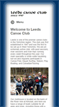 Mobile Screenshot of leedscanoeclub.com